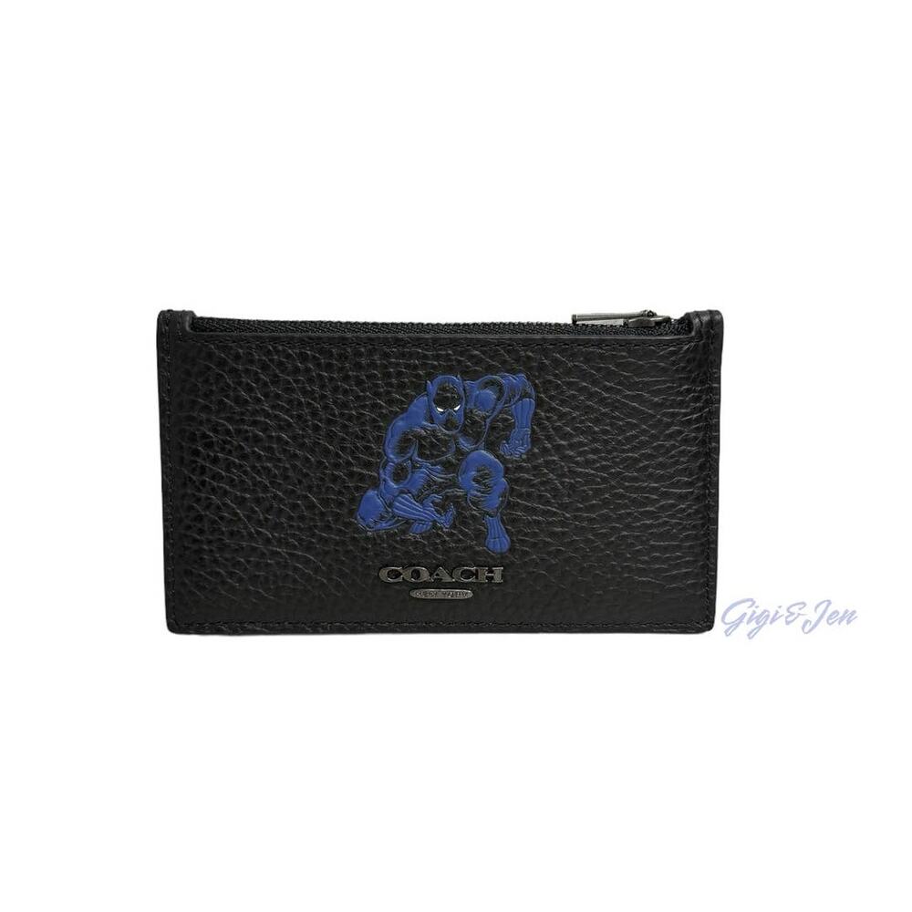 Coach Marvel Black Panther card case new
